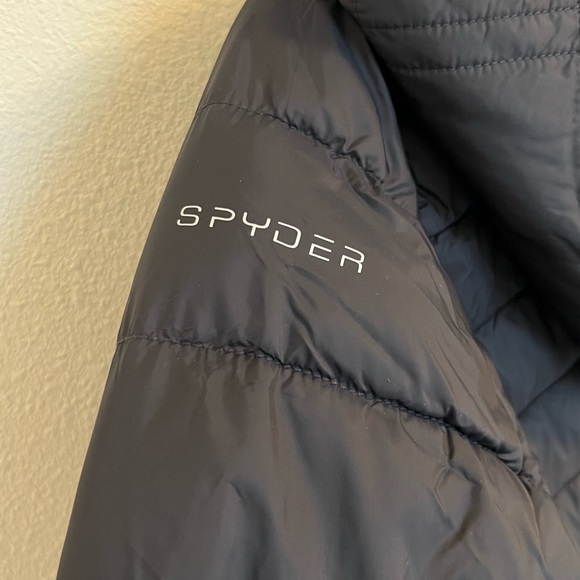 NWT Youth Spyder ThermaWEB, Water Resistant Puffer Jacket - Size M 8/10 - Picture 10 of 13